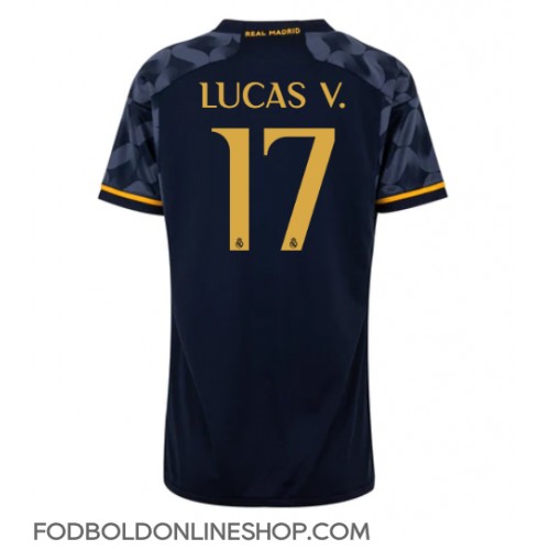 Real Madrid Lucas Vazquez #17 Udebanetrøje Dame 2023-24 Kortærmet